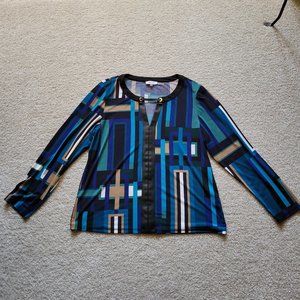 Calvin Klein Colorblock Blouse